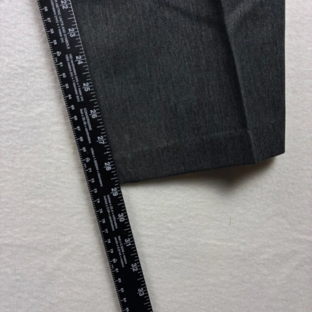 Levi's Action Slacks Men 42x30 Gray Vintage Polyester Dress Pants Business Casua